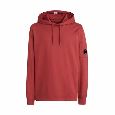 C.P. Company Red Oversized Hoodie Long Sleeve Sweatshirt 15CMSS033A002246G560-RED