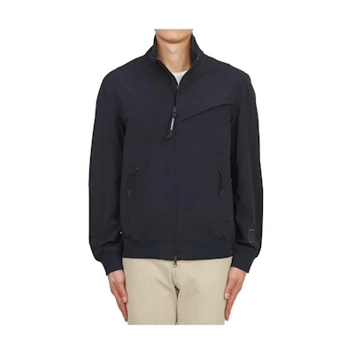C.P. Company Relaxed Fit Zip-Up Shirt Jacket Navy Blue 15CLOW013A006578A888