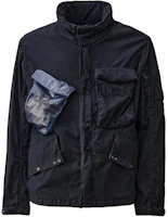 C.P. Company Slim Fit Jacket with Lens Pocket Detail - Blue CMOW238A006233M888 C.P. Company Slim Fit Jacket with Lens Pocket Detail - Blue CMOW238A006233M888