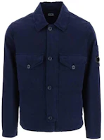 C.P. Company Solid Color Button-Up Collar Jacket 14CMOS247A006354G868 C.P. Company Solid Color Button-Up Collar Jacket 14CMOS247A006354G868