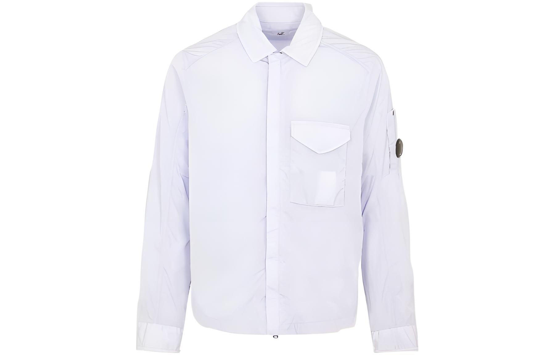 C.P. Company Solid Color Chest Pocket Zip Jacket 14CMOS041A005904G750