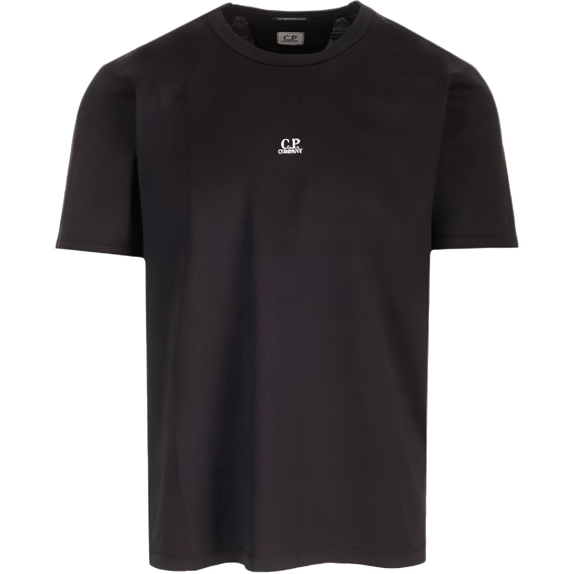 C.P. Company Solid Color Crewneck Slim Fit Casual T-Shirt 16CMTS088A006374G999