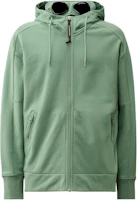 C.P. Company Solid Color Green Hooded Zip Jacket 16CMSS082A005086W626 C.P. Company Solid Color Green Hooded Zip Jacket 16CMSS082A005086W626