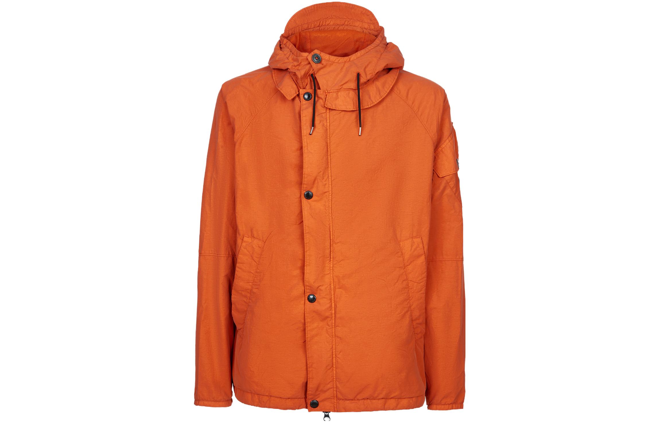 C.P. Company Solid Color Hooded Jacket for Men 14CMOW221A005991G439