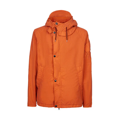 C.P. Company Solid Color Hooded Jacket for Men 14CMOW221A005991G439