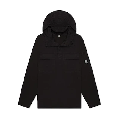 C.P. Company Solid Color Hooded Logo Jacket 10CMSH175A002824G999