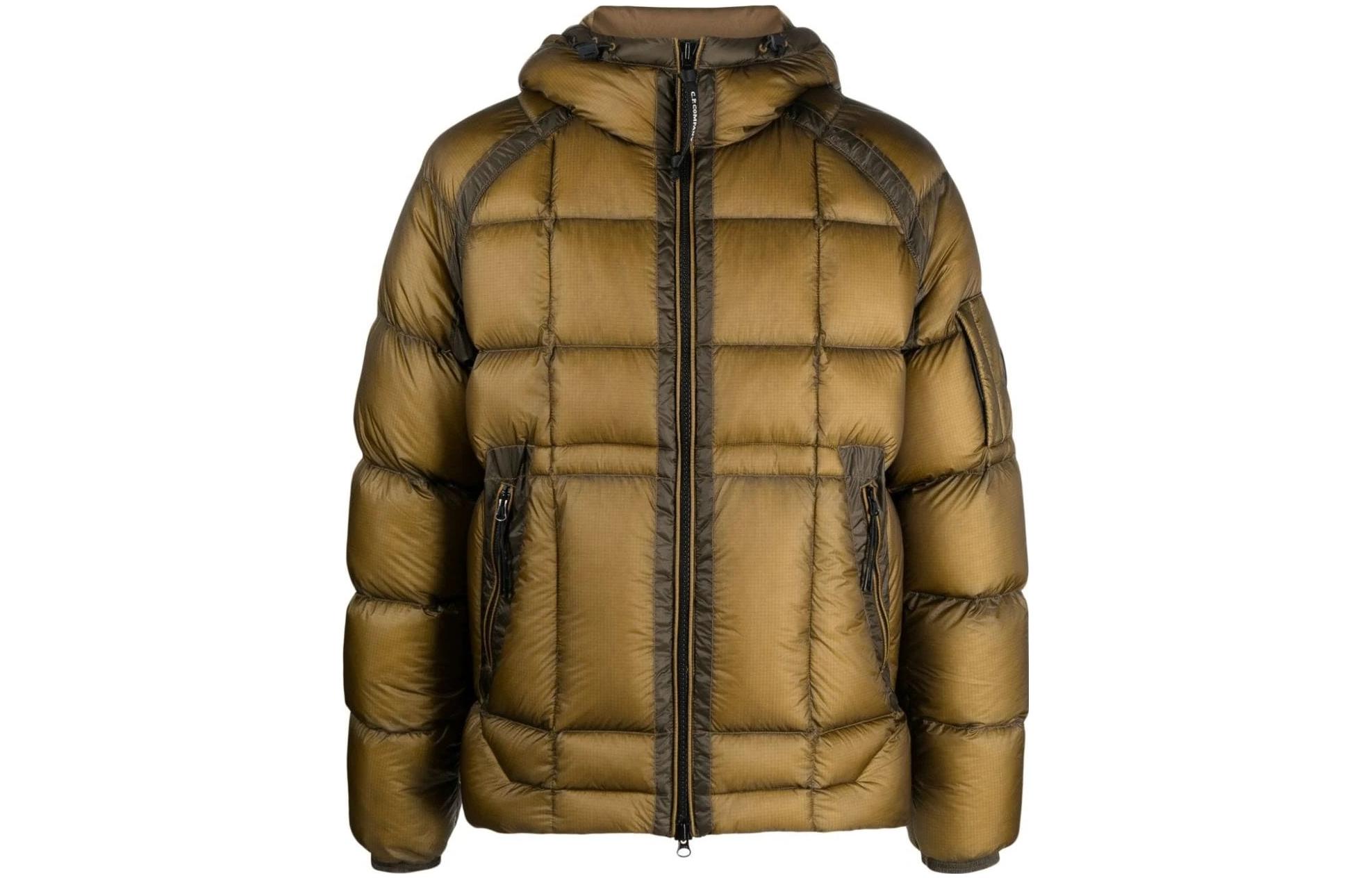 C.P. Company Solid Color Hooded Long Sleeve Jacket 15CMOW211A006099A670