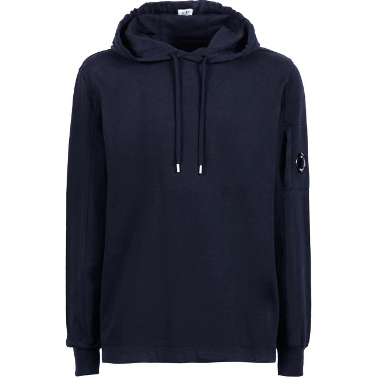 C.P. Company Solid Color Hoodie Navy Blue 11CMSS078A-002246G-888