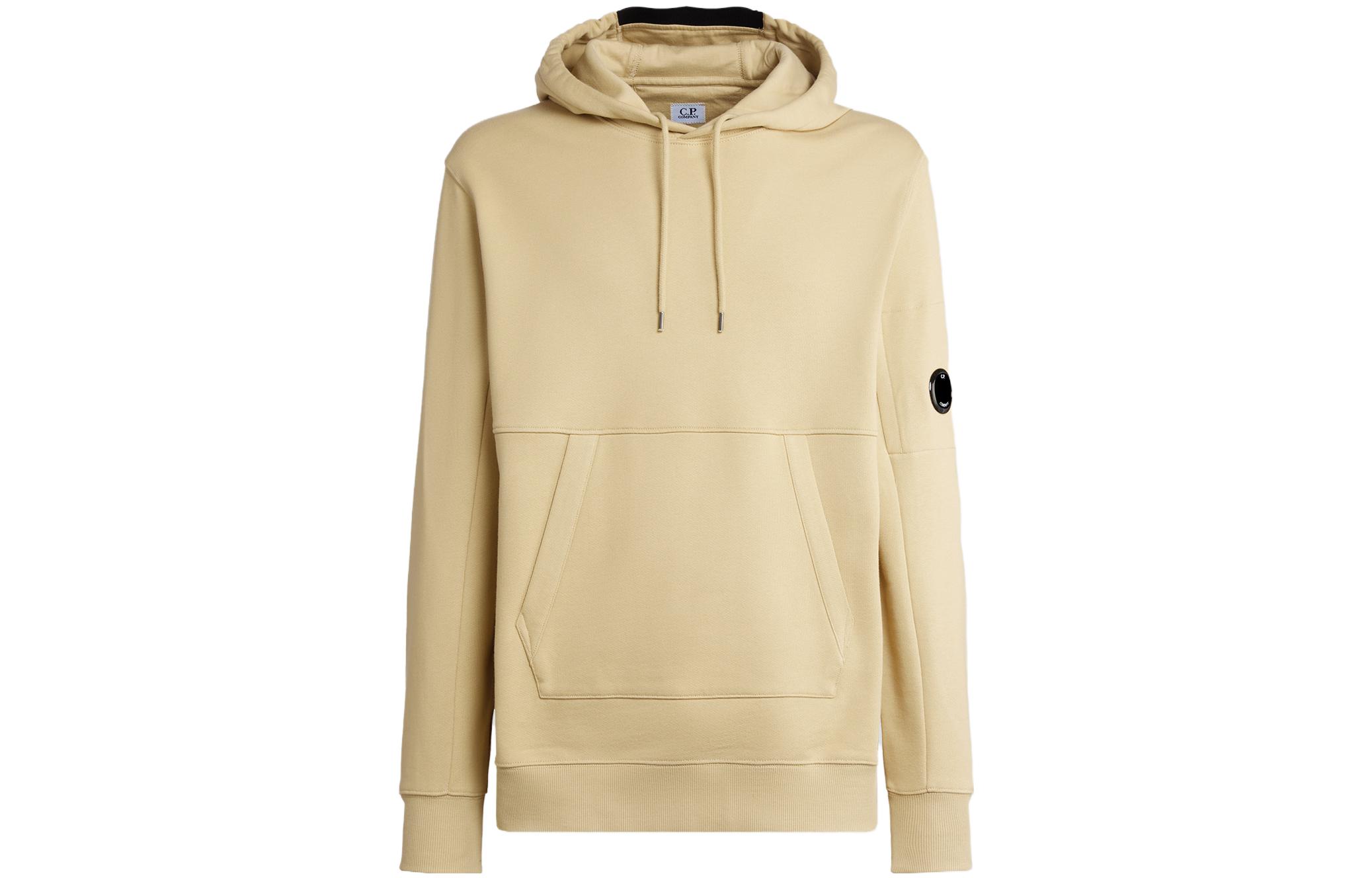 C.P. Company Solid Color Hoodie Off-White 15CMSS023A005086W317