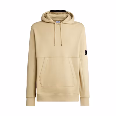C.P. Company Solid Color Hoodie Off-White 15CMSS023A005086W317