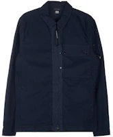 C.P. Company Solid Color Logo Patch Long Sleeve Jacket 13CMSH189A006069G888 C.P. Company Solid Color Logo Patch Long Sleeve Jacket 13CMSH189A006069G888