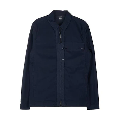 C.P. Company Solid Color Logo Patch Long Sleeve Jacket 13CMSH189A006069G888