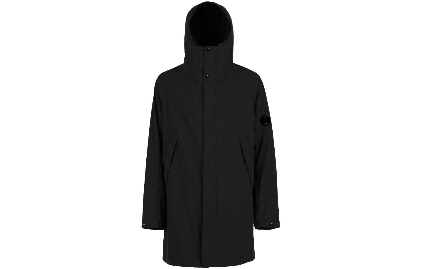 C.P. Company Solid Color Long Hooded Jacket 12CMOW094A005968A999