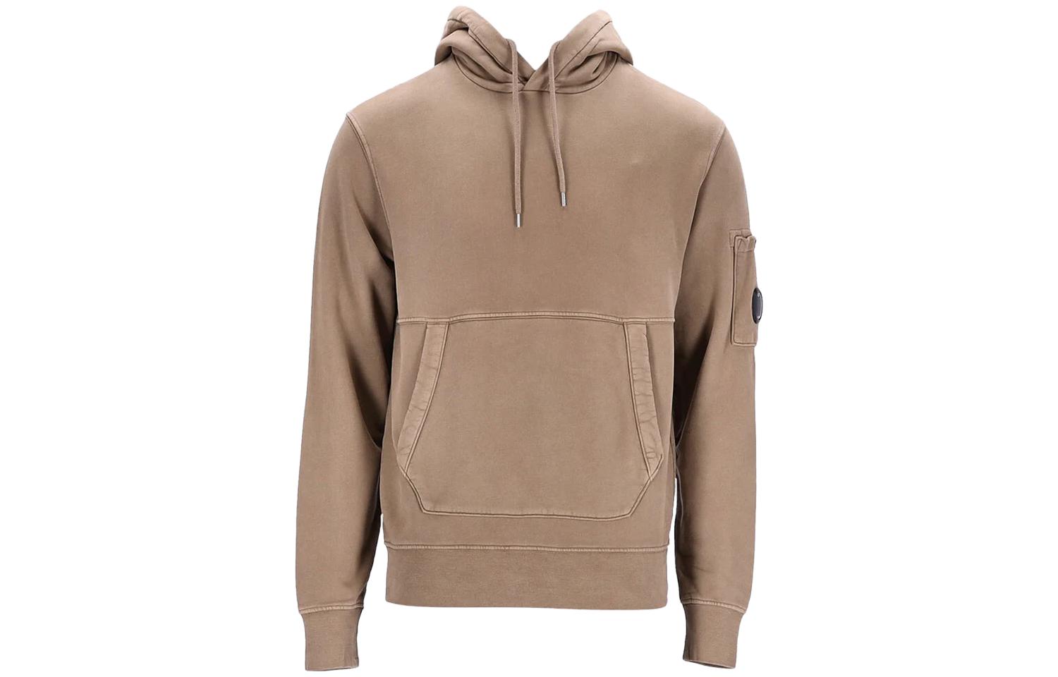 C.P. Company Solid Color Loose Fit Hoodie 15CMSS009A006372R653