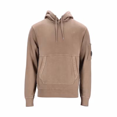 C.P. Company Solid Color Loose Fit Hoodie 15CMSS009A006372R653