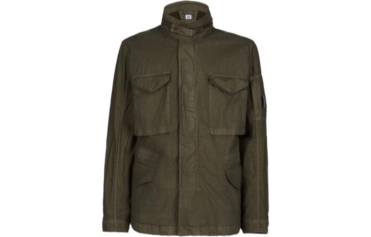 C.P. Company Solid Color Pocket Stand-Collar Long-Sleeve Jacket 14CMOW358A006233G683