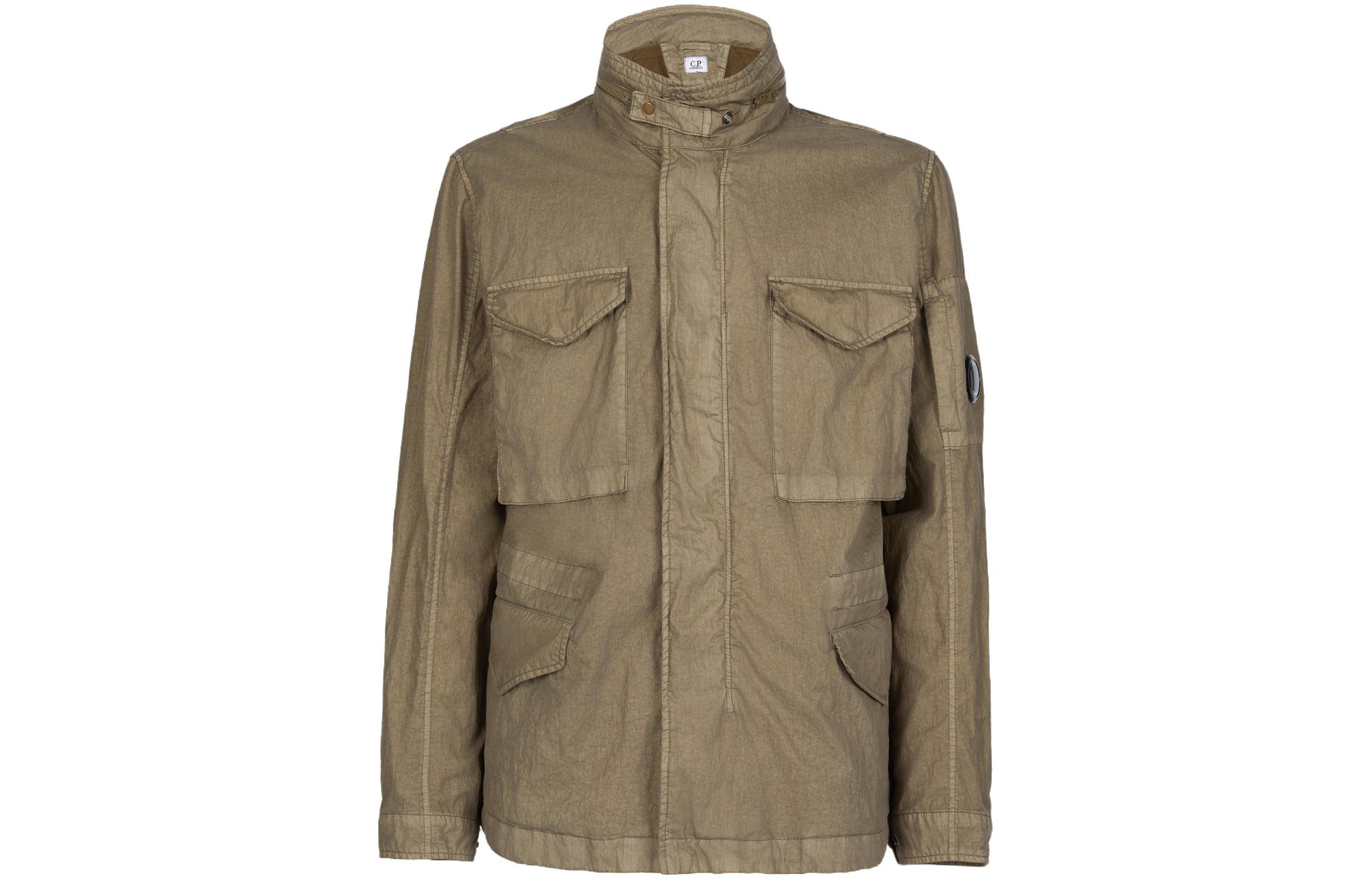 C.P. Company Solid Color Pocket Stand Collar Jacket Long Sleeve 14CMOW358A006233G339