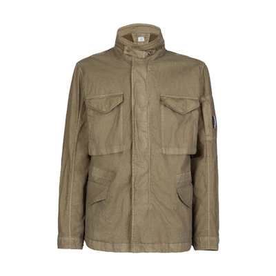 C.P. Company Solid Color Pocket Stand Collar Jacket Long Sleeve 14CMOW358A006233G339