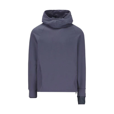 C.P. Company Solid Color Pullover Hoodie Blue 14CMSS052A006452W884