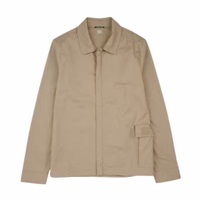 C.P. Company Solid Color Slim Fit Long-Sleeve Jacket 15CLSH041A006472A335