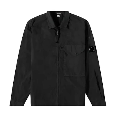 C.P. Company Solid Color Zip-Up Collared Jacket 13CMSH183A002824G999