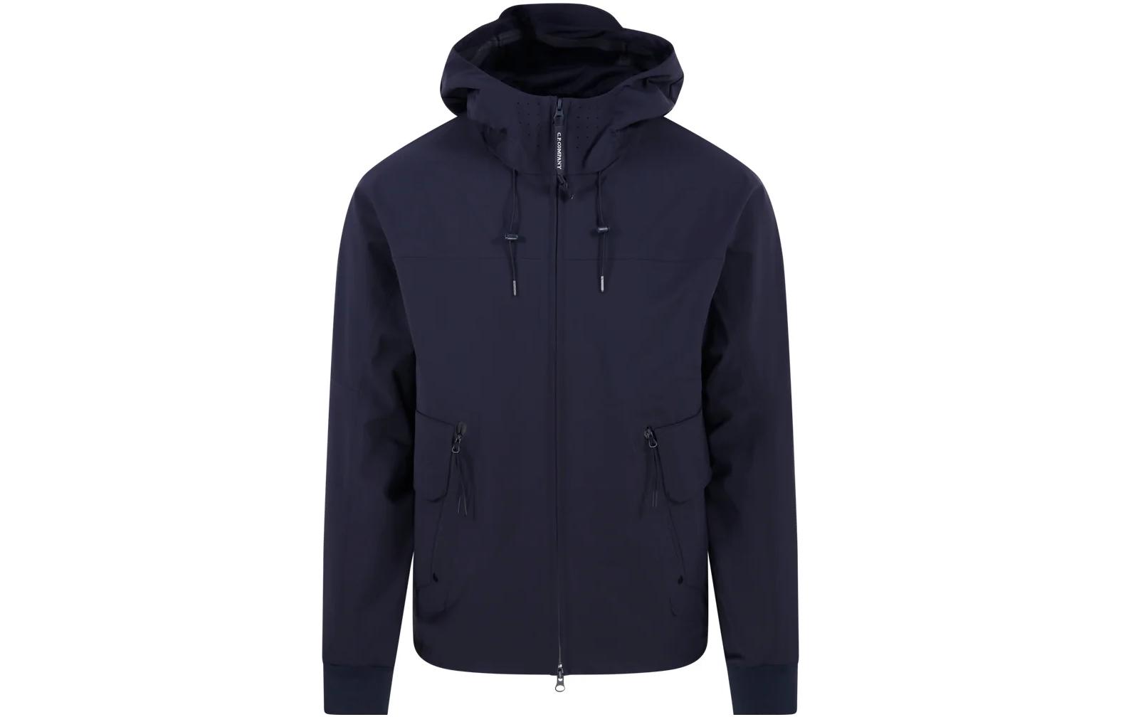 C.P. Company Solid Color Zip-Up Hoodie Casual Jacket 15CLOW014A006578A888