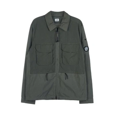 C.P. Company Solid Color Zip-Up Jacket 13CMOS193A005782M669