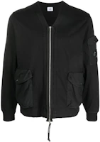 C.P. Company Solid Color Zip-Up Jacket 14CMSS320A006521M999 C.P. Company Solid Color Zip-Up Jacket 14CMSS320A006521M999