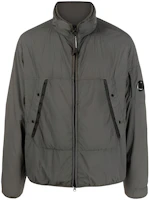 C.P. Company Solid Color Zip-Up Jacket Gray 15CMOW110A006124G448 C.P. Company Solid Color Zip-Up Jacket Gray 15CMOW110A006124G448