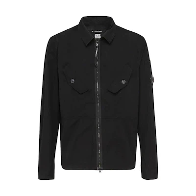 C.P. Company Solid Color Zip-Up Shirt Jacket 13CMSH185A002824G999