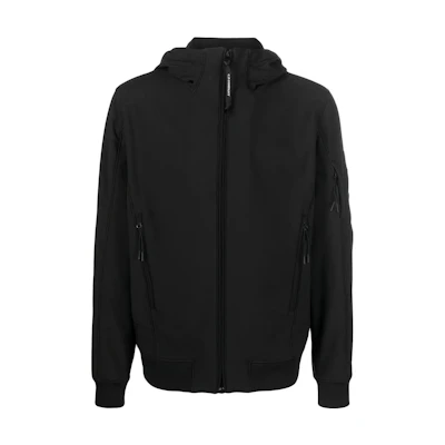 C.P. Company Solid Color Zip Jacket Black 15CMOW003A006097A999