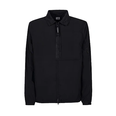 C.P. Company Solid Half-Zip Shirt Jacket 11CMOS151A005904G999