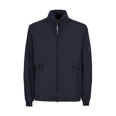 C.P. Company Solid High-Neck Zip-Up Jacket Long Sleeve 14CMOW040A005904G888