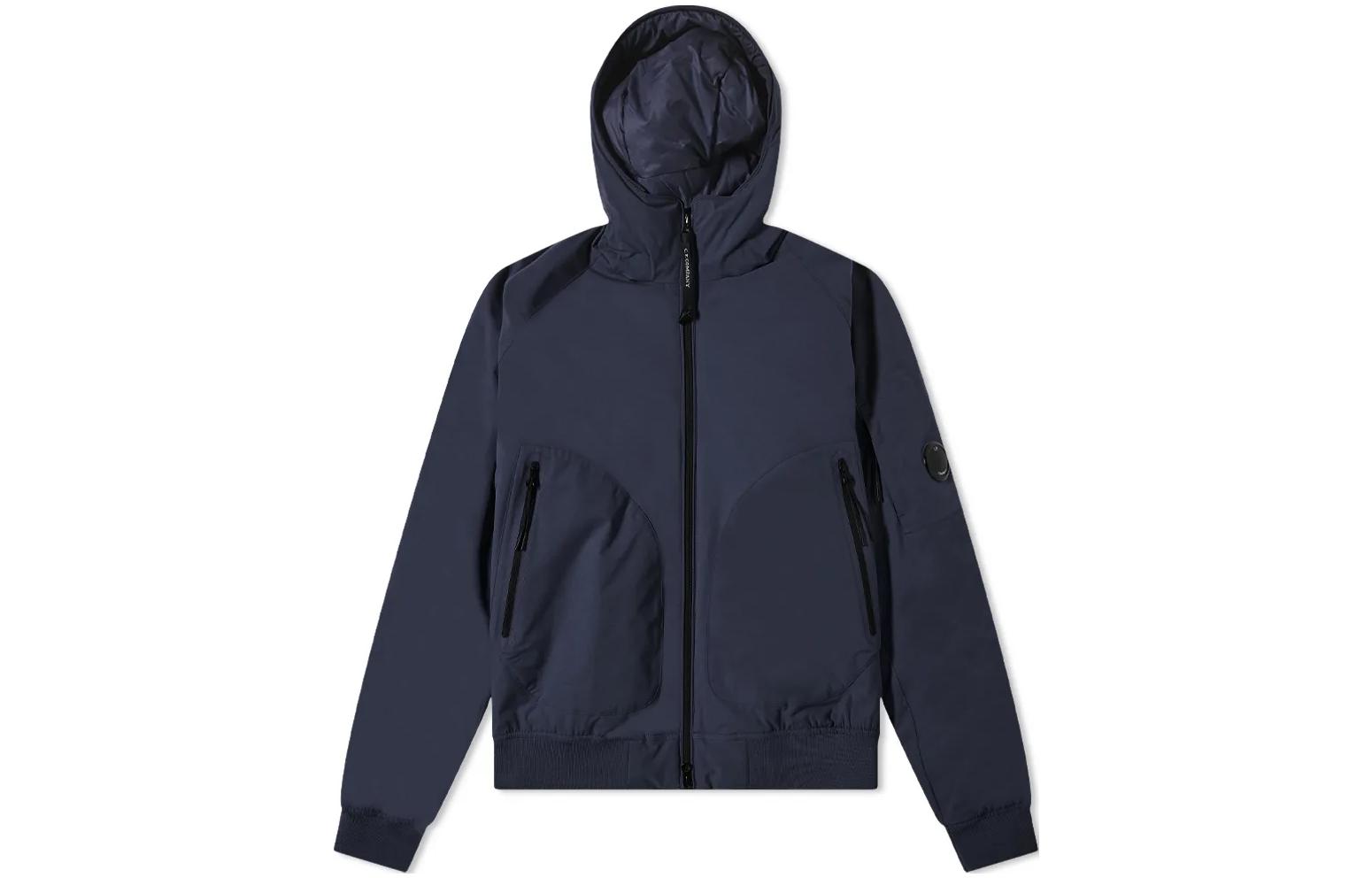 C.P. Company Solid Lens Detail Zip-Up Jacket with Elastic Hem 11CMOW173A-004117A-888