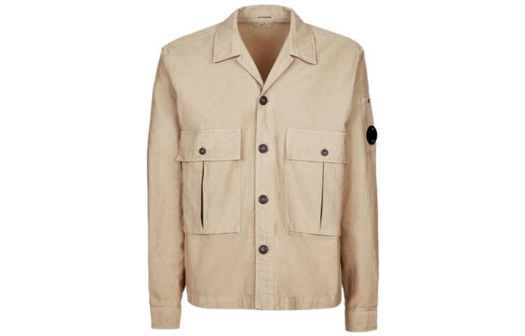 C.P. Company Solid Pocket Jacket Yellow Mens 14CMSH280A006406O330