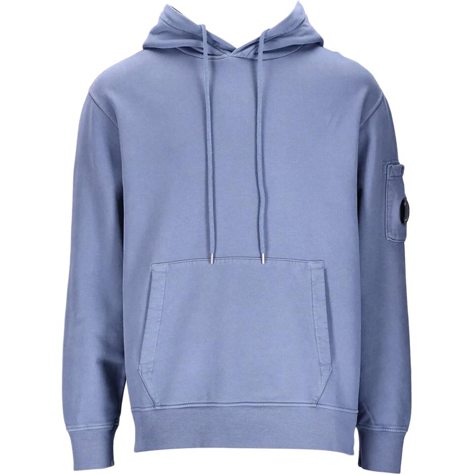 C.P. Company Solid Pullover Hoodie Light Blue CMSS061A006372R851