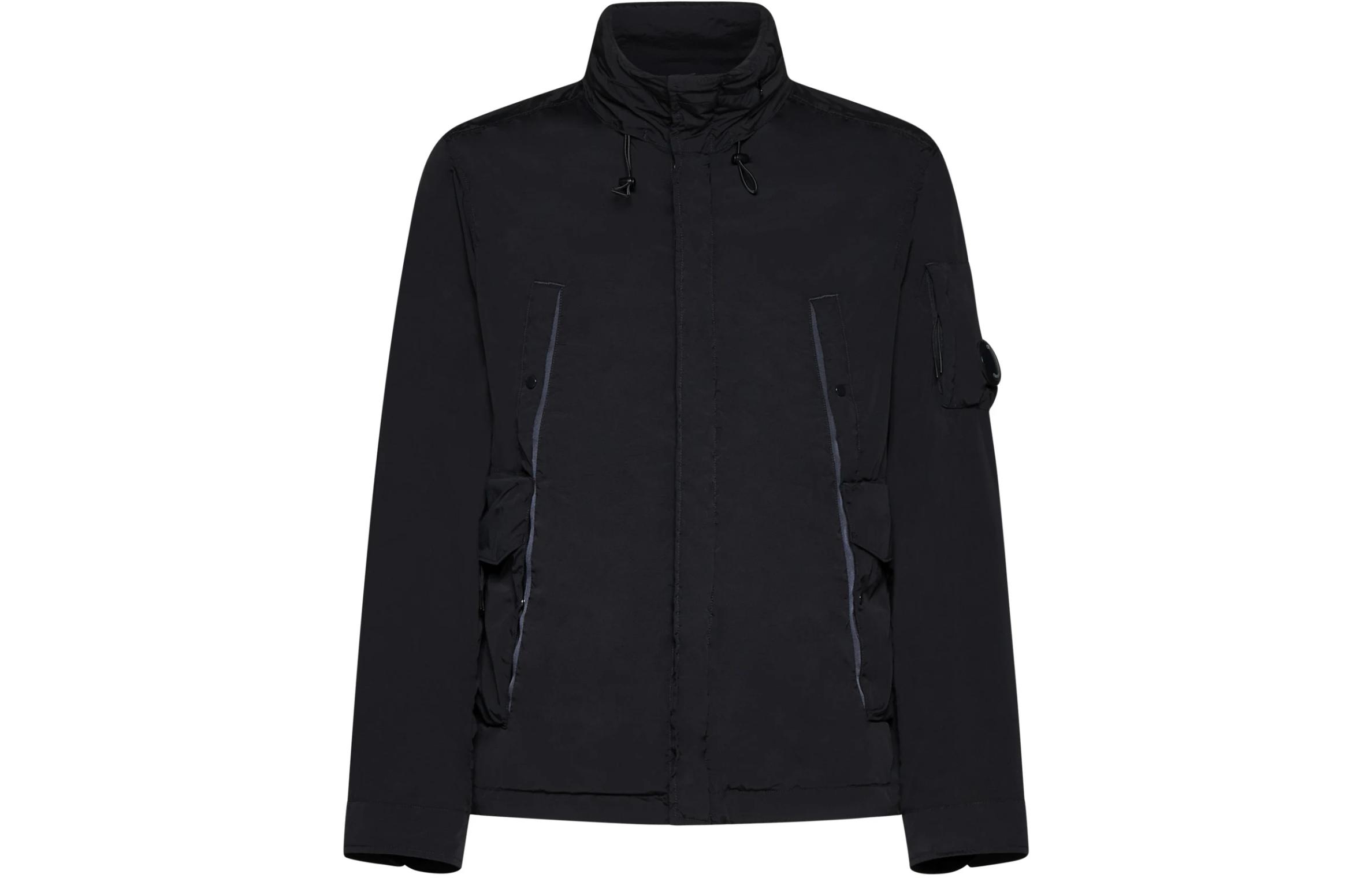 C.P. Company Solid Zip-Up Jacket Deep Blue CMOW190A005864G888