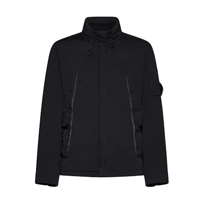 C.P. Company Solid Zip-Up Jacket Deep Blue CMOW190A005864G888