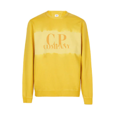 C.P. Company SS22 Crewneck Long-Sleeve Sweatshirt Yellow 12CMSS235A006248S239