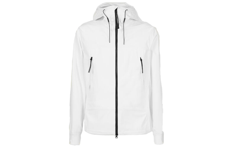 C.P. Company SS22 Goggle Hooded Jacket White 12CMOW001A005968A103