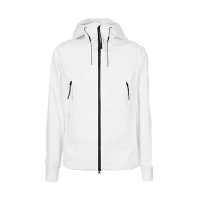 C.P. Company SS22 Goggle Hooded Jacket White 12CMOW001A005968A103