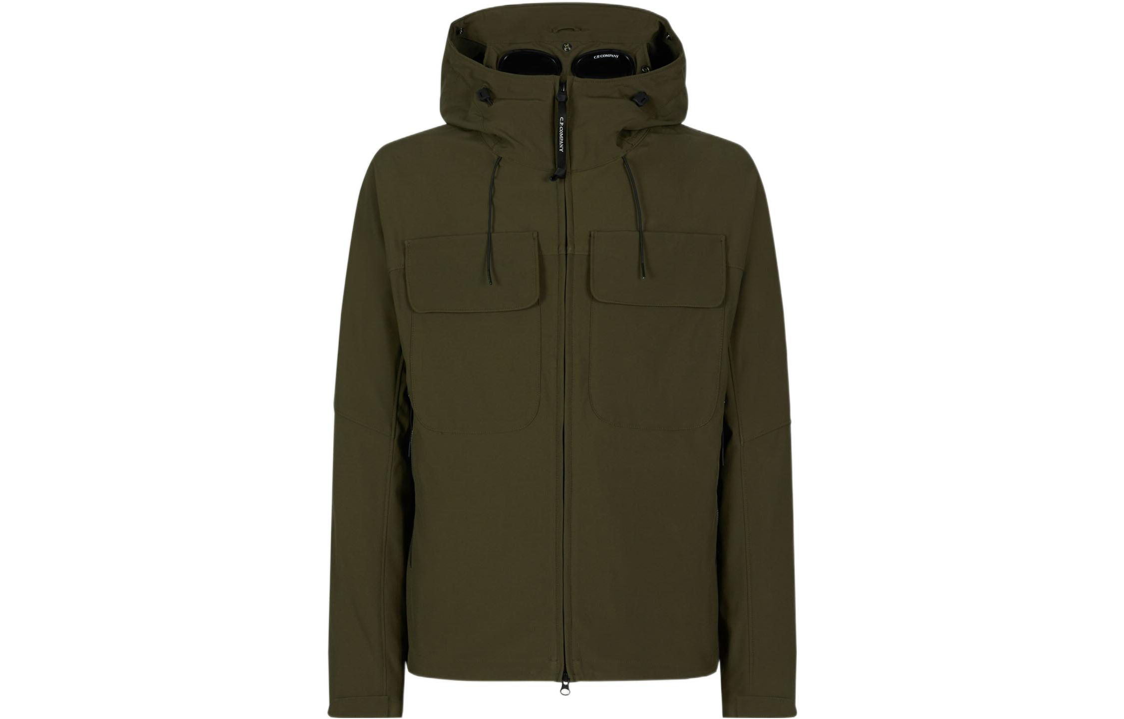 C.P. Company SS22 Goggle Jacket Military Green Long Sleeve Jacket 12CMOW066A005968A683