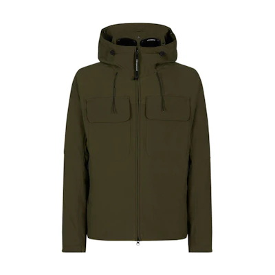 C.P. Company SS22 Goggle Jacket Military Green Long Sleeve Jacket 12CMOW066A005968A683