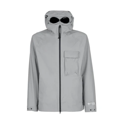 C.P. Company SS22 GTX 3L Infinium Goggle Hooded Jacket Men’s Grey 12CMOW186A005967A937