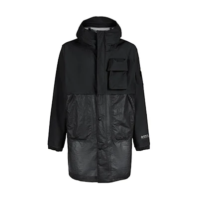 C.P. Company SS22 GTX 3L Infinium Hooded Jacket Black 12CMOW162A005967M999