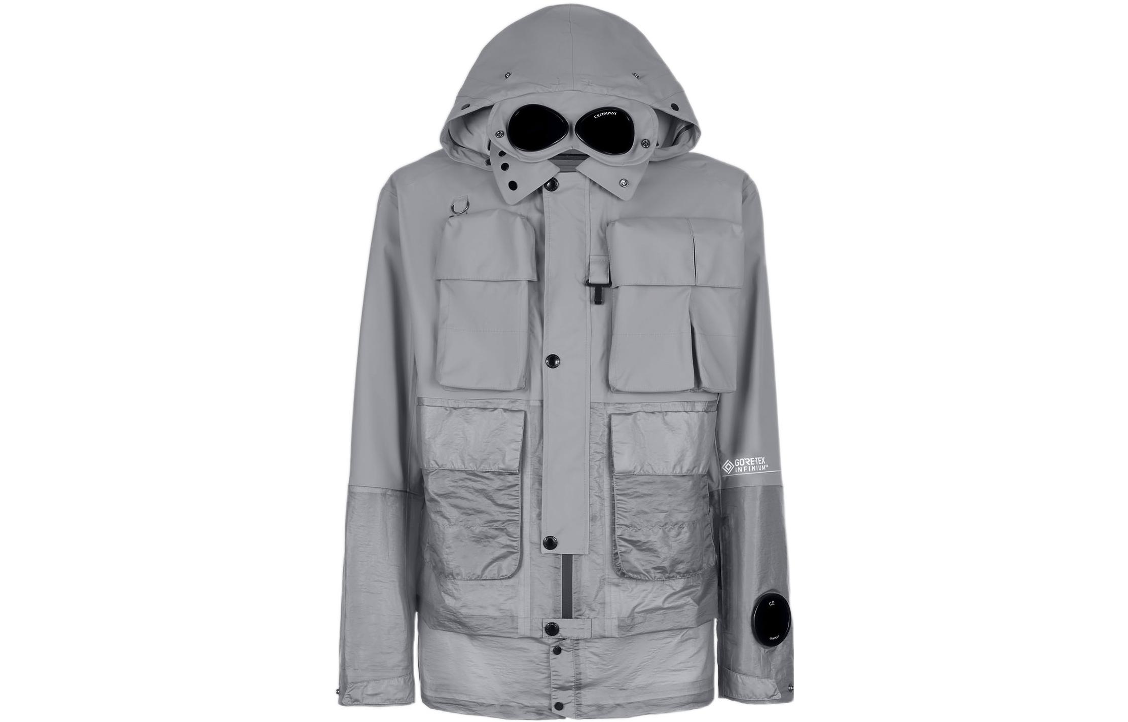 C.P. Company SS22 GTX 3L Infinium Multi-Pocket Jacket Mens Grey 12CMOW098A005967M937