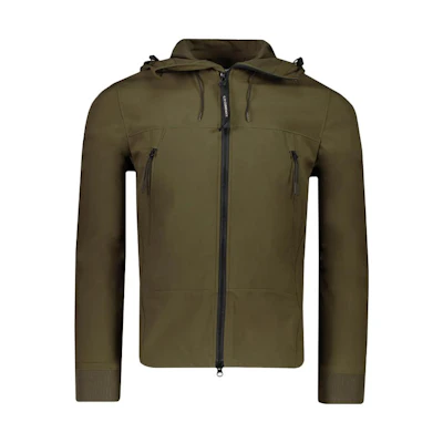 C.P. Company SS22 Green Zip-Up Hoodie Jacket Long Sleeve 12CMOW001A005698A-683