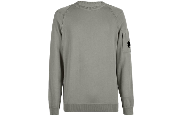 C.P. Company SS22 Grey Crewneck Pullover Sweatshirt 12CMKN129A004037A322