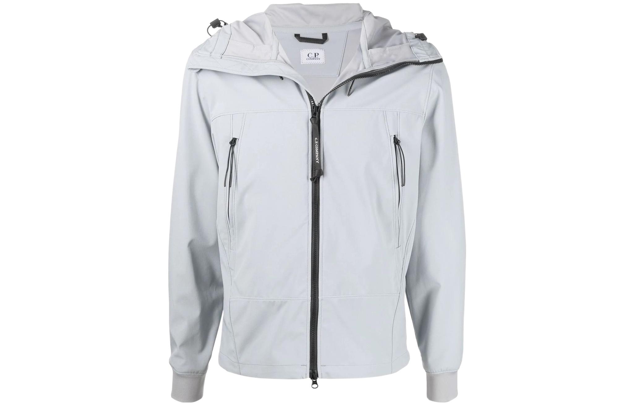 C.P. Company SS22 Grey Jacket with Front Zip Pocket 12CMOW001A005968A