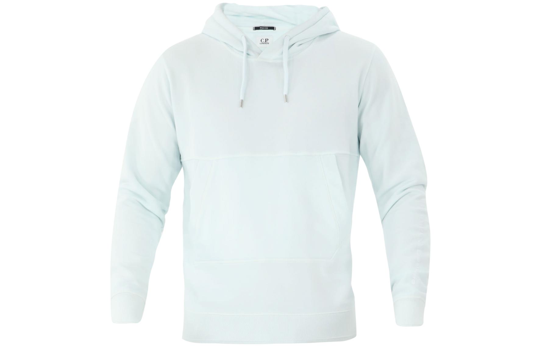 C.P. Company SS22 Light Blue Solid Color Casual Sweatshirt MSS264A820